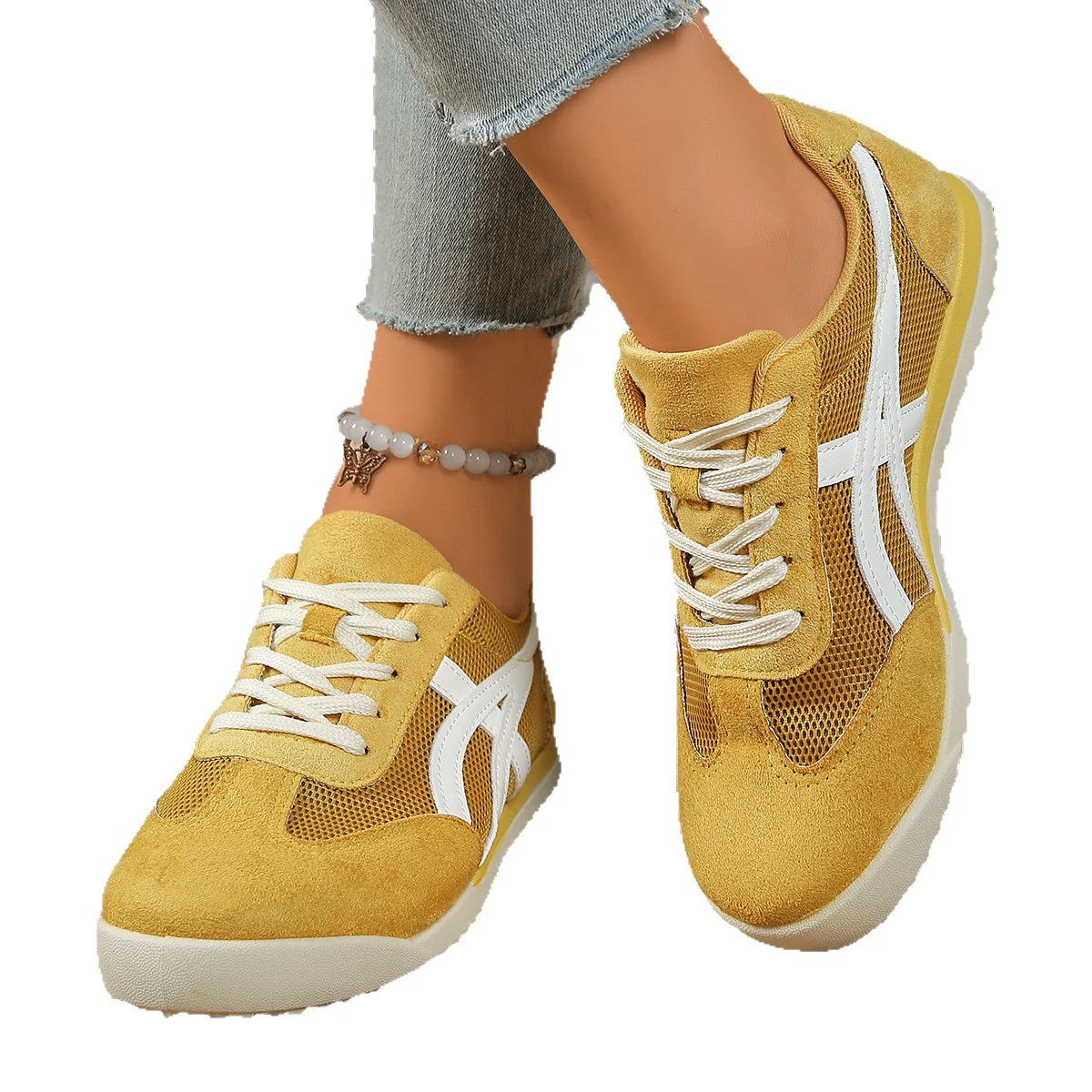 Damen Sneakers im sportiven Mesh-Design mit bequemer Dämpfung Heidi Mode - Image 5