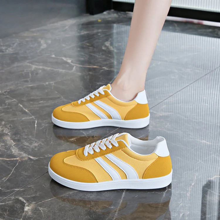 Damen Sneakers im sportlichen Design mit atmungsaktiver Oberflächenstruktur Heidi Mode - Image 3