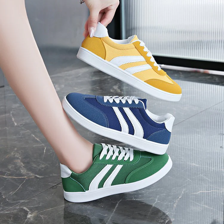 Damen Sneakers im sportlichen Design mit atmungsaktiver Oberflächenstruktur Heidi Mode - Image 4