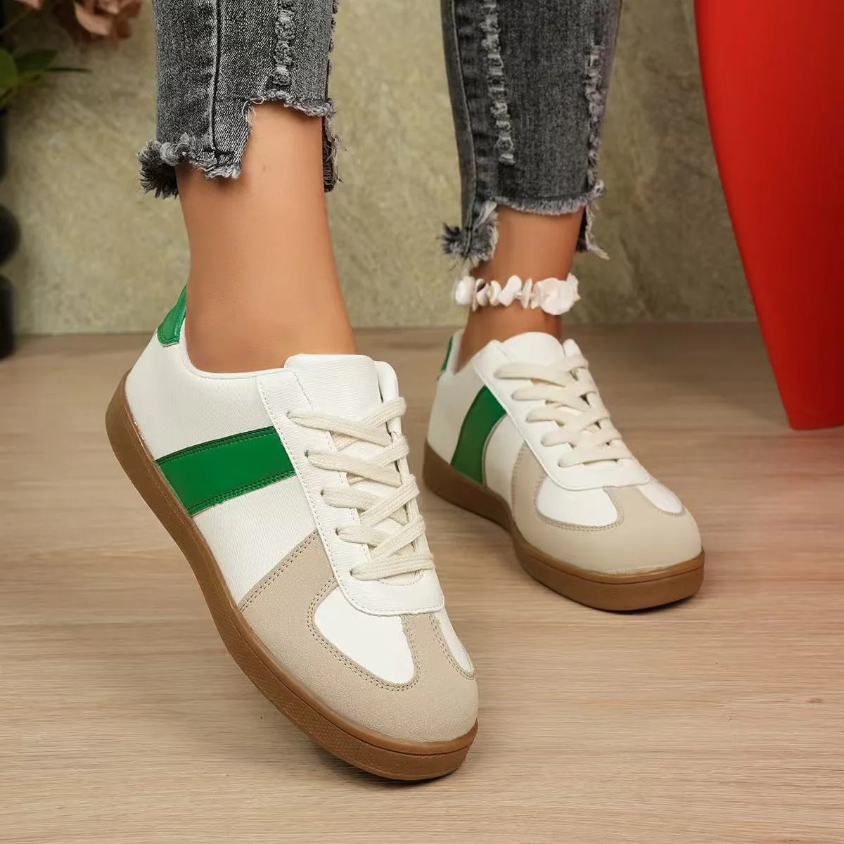 Damen Sneakers im sportlichen Design mit hochwertigem Obermaterial Heidi Mode - Image 11