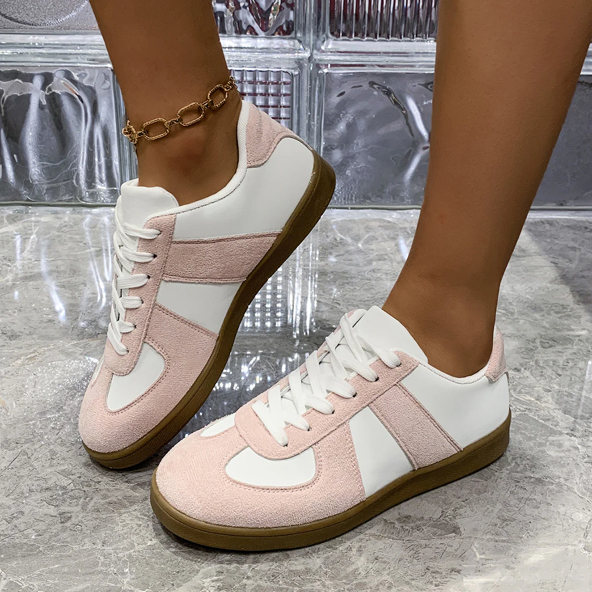 Damen Sneakers im sportlichen Design mit hochwertigem Obermaterial Heidi Mode - Image 2