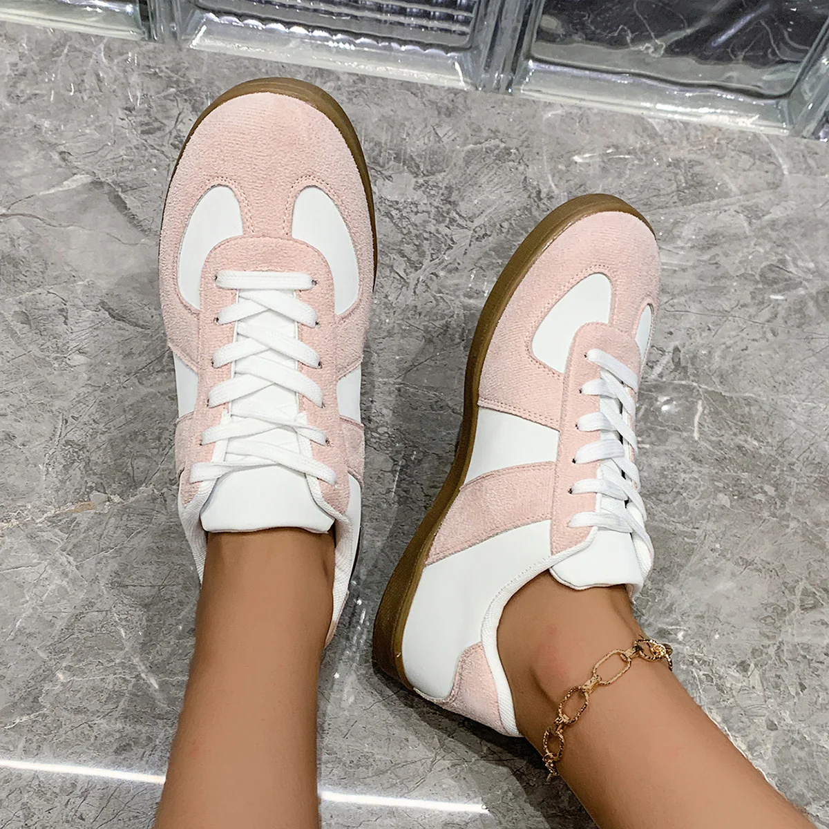 Damen Sneakers im sportlichen Design mit hochwertigem Obermaterial Heidi Mode - Image 6