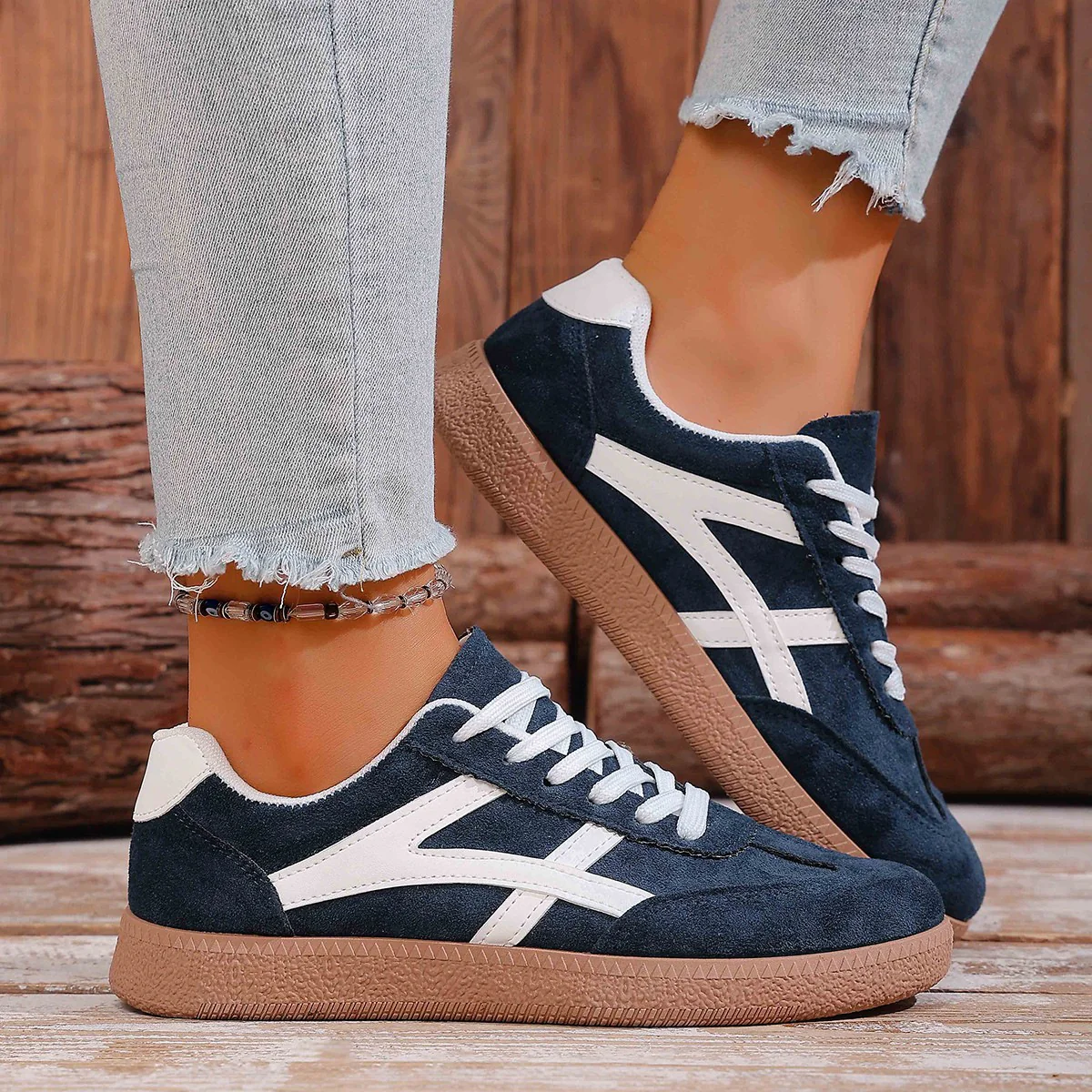 Damen Sneakers im sportlichen Design mit hochwertigem Obermaterial Heidi Mode - Image 7