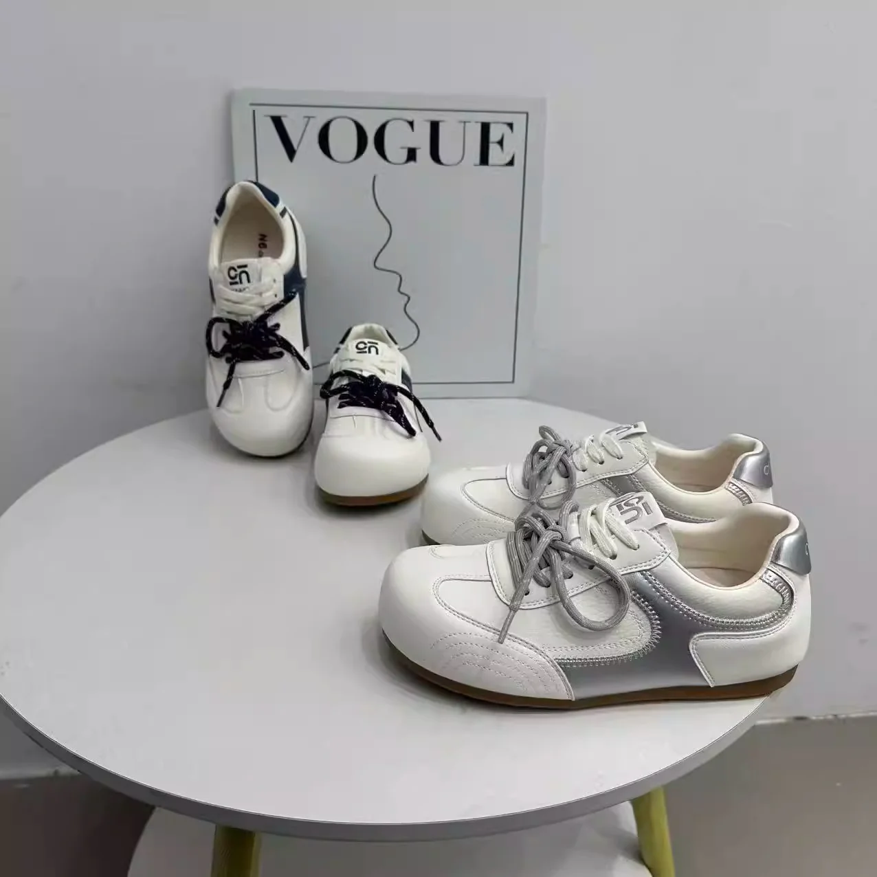 Damen Sneakers im sportlichen Retro-Design mit atmungsaktiver Oberfläche und rutschfester Sohle Heidi Mode - Image 4