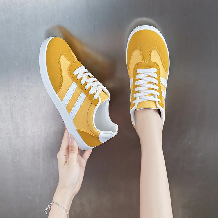 Damen Sneakers im sportlichen Retro-Look mit bequemer dämpfender Sohle Heidi Mode - Image 3