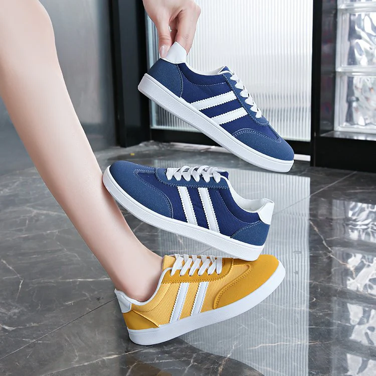 Damen Sneakers im sportlichen Retro-Look mit bequemer dämpfender Sohle Heidi Mode - Image 4