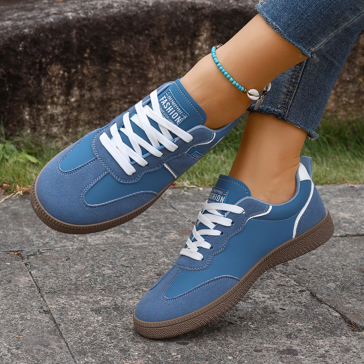 Damen Sneakers im sportlichen Retro-Look mit bequemer Dämpfung Heidi Mode - Image 4