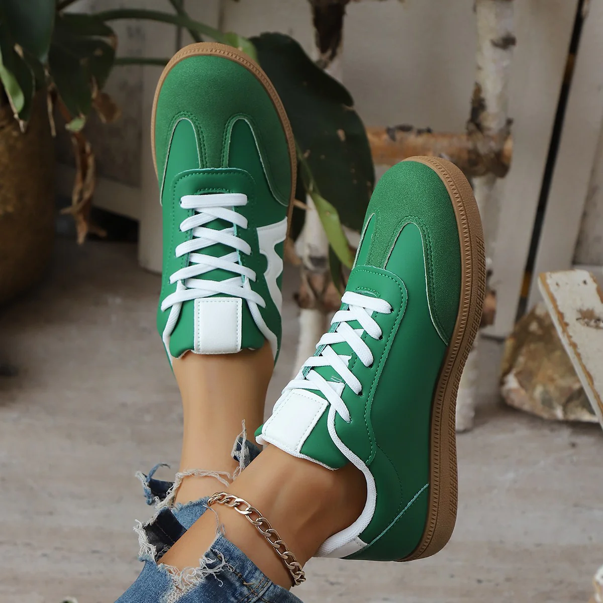 Damen Sneakers im sportlichen Retro-Look mit komfortabler Dämpfung Heidi Mode - Image 2