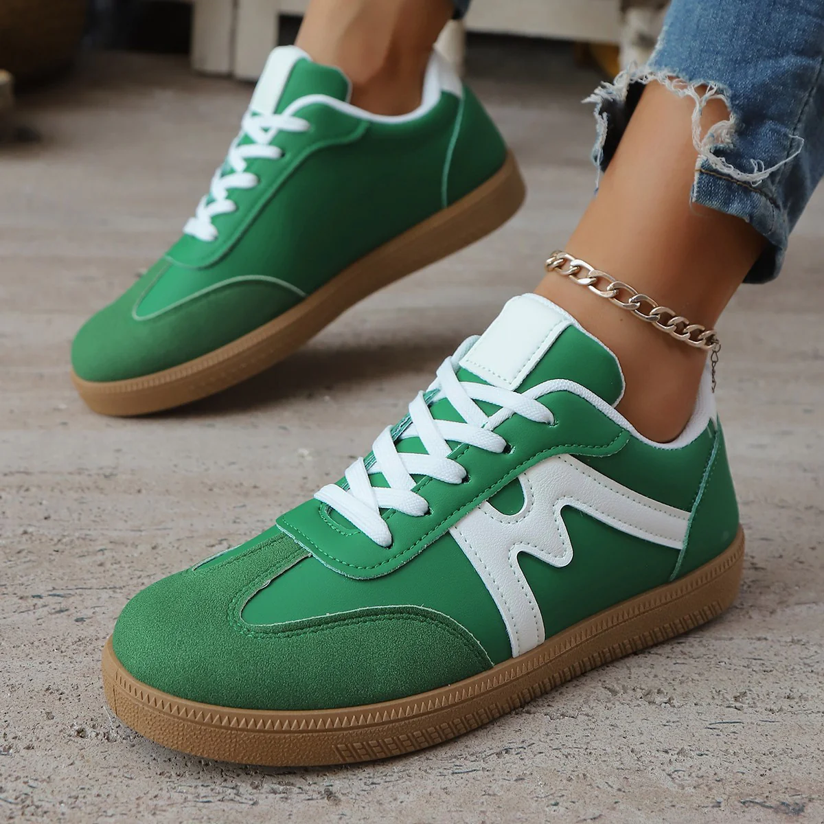Damen Sneakers im sportlichen Retro-Look mit komfortabler Dämpfung Heidi Mode - Image 3