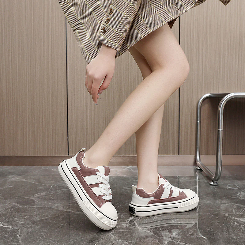Damen Sneakers im sportlichen Retro-Stil mit atmungsaktiven Mesh-Einsätzen Heidi Mode - Image 3
