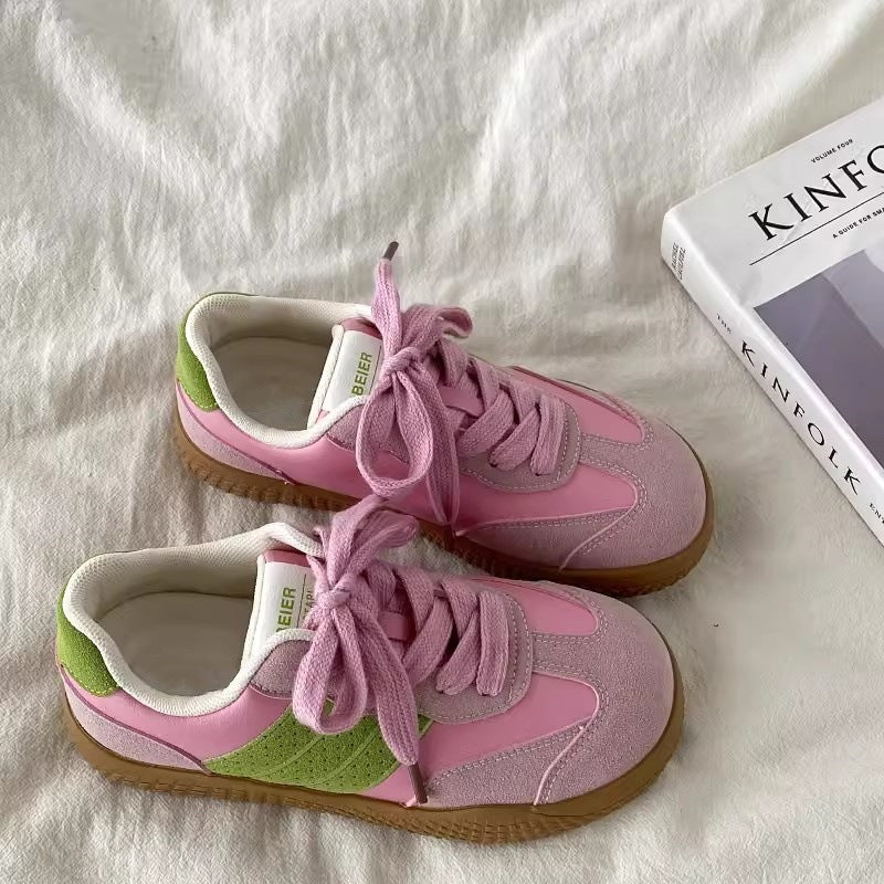 Damen Sneakers im sportlichen Retro-Stil mit atmungsaktiver Obermaterialstruktur und rutschfester Sohle Heidi Mode - Image 7