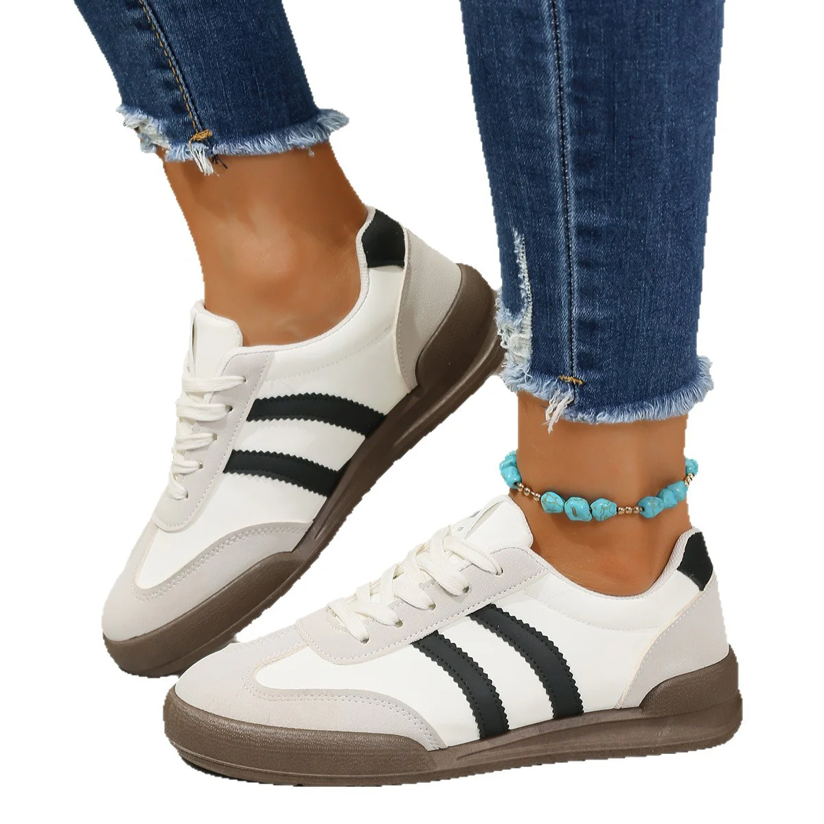 Damen Sneakers im sportlichen Vintage-Stil von Heidi Mode - Image 5