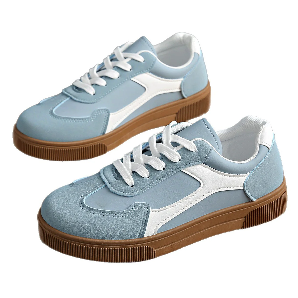 Damen Sneakers im Sportstyle mit atmungsaktiver Oberflächenstruktur Heidi Mode - Image 5