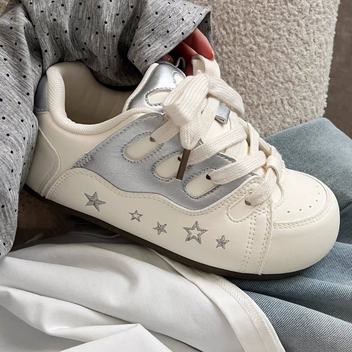 Damen Sneakers im trendigen Sternen-Design Heidi Mode - Image 4