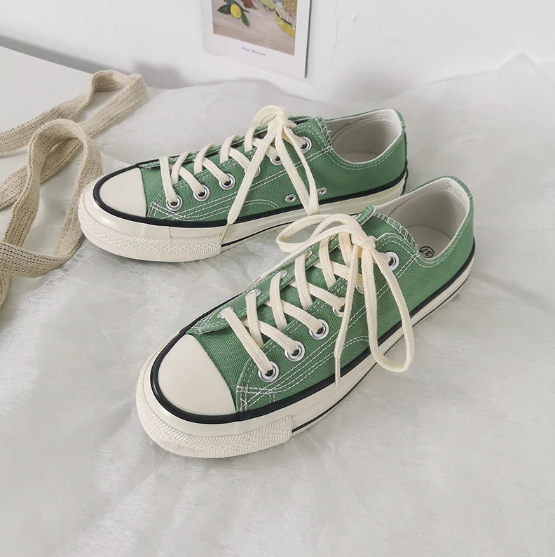Damen Sneakers Im Trendigen Vintage-Design mit Bequemer Schnürung und Atmungsaktiver Obermaterialkombination Heidi-Mode - Image 11