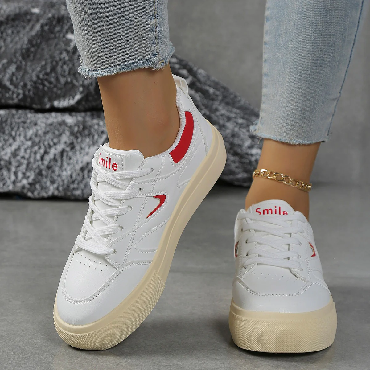 Damen Sneakers im urbanen Sportdesign mit bequemem Innenfutter Heidi Mode - Image 3