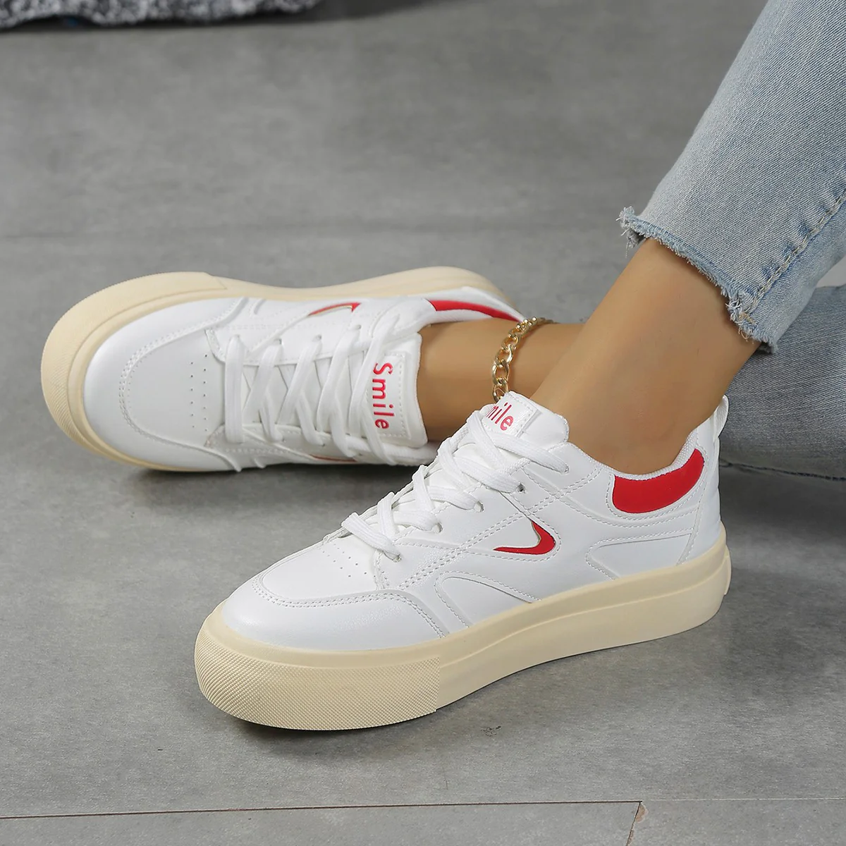 Damen Sneakers im urbanen Sportdesign mit bequemem Innenfutter Heidi Mode - Image 4