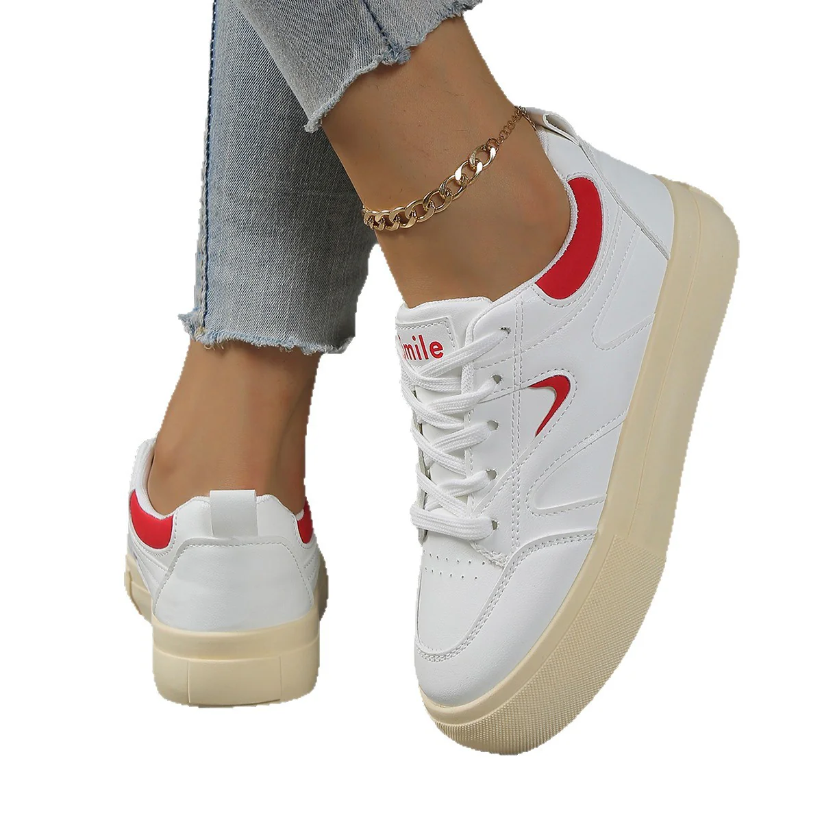 Damen Sneakers im urbanen Sportdesign mit bequemem Innenfutter Heidi Mode - Image 5
