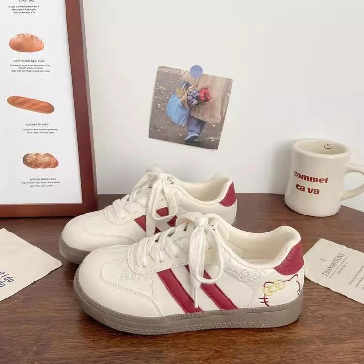 Damen Sneakers im verspielten Design mit Hello Kitty-Applikationen Heidi Mode - Image 4