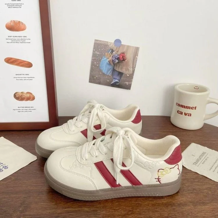 Damen Sneakers im verspielten Hello Kitty Design mit komfortabler Dämpfung Heidi Mode - Image 3