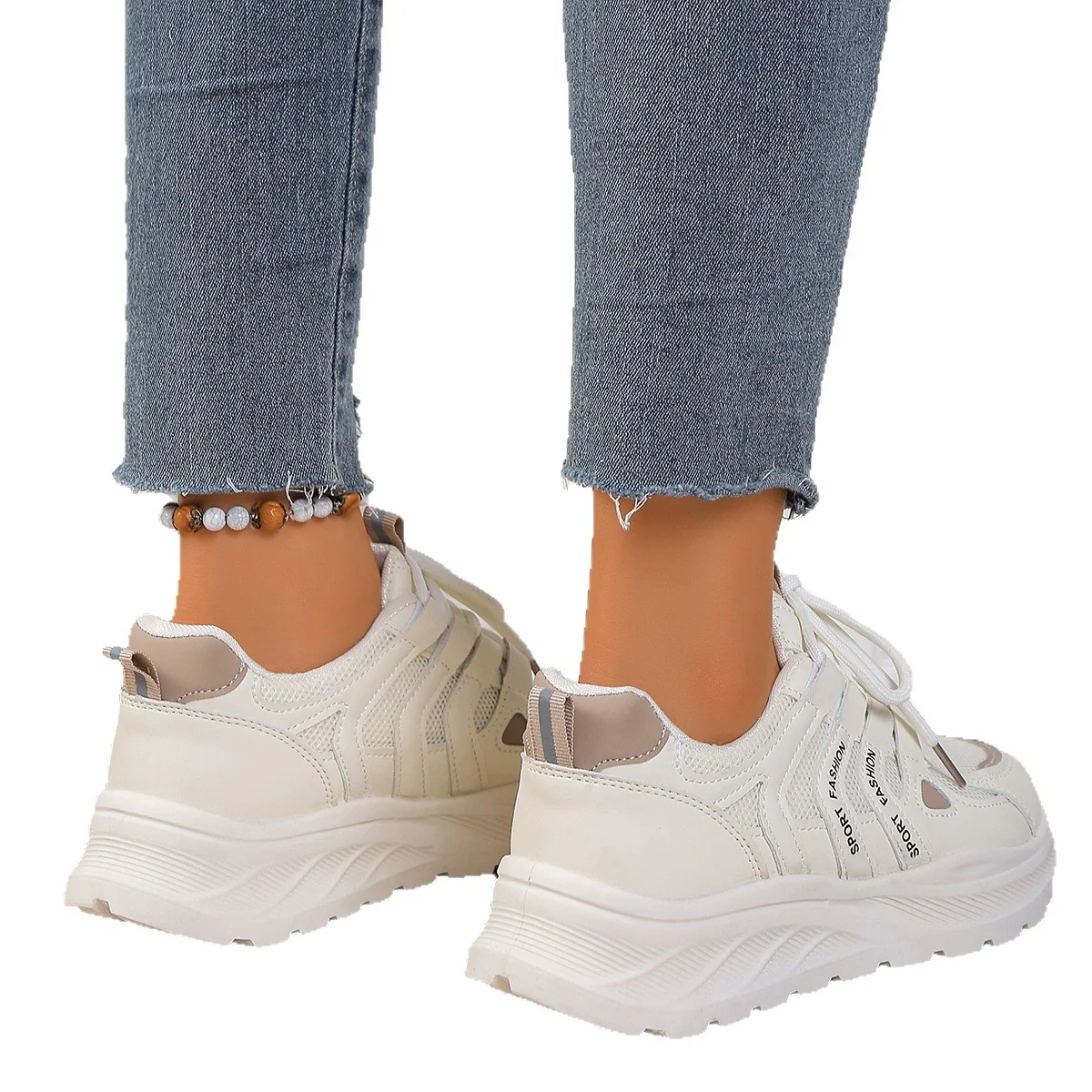 Damen Sneakers mit atmungsaktiver Mesh-Oberfläche und flexibler Laufsohle Heidi Mode - Image 5