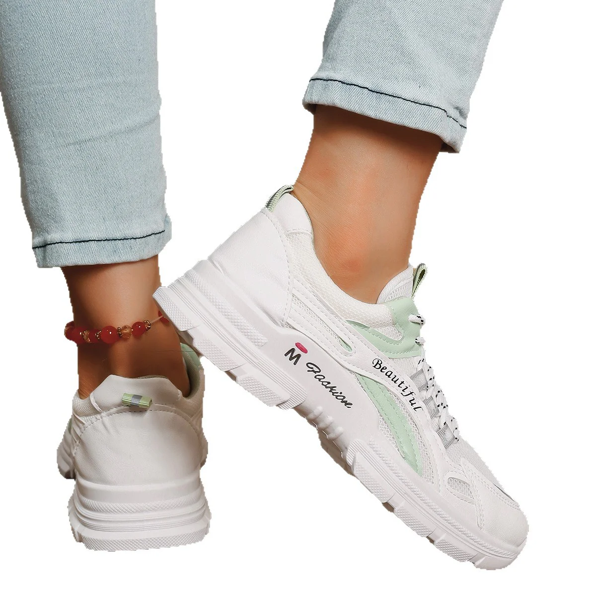 Damen Sneakers mit atmungsaktiver Mesh-Oberfläche und innovativem Dämpfungssystem Heidi Mode - Image 5
