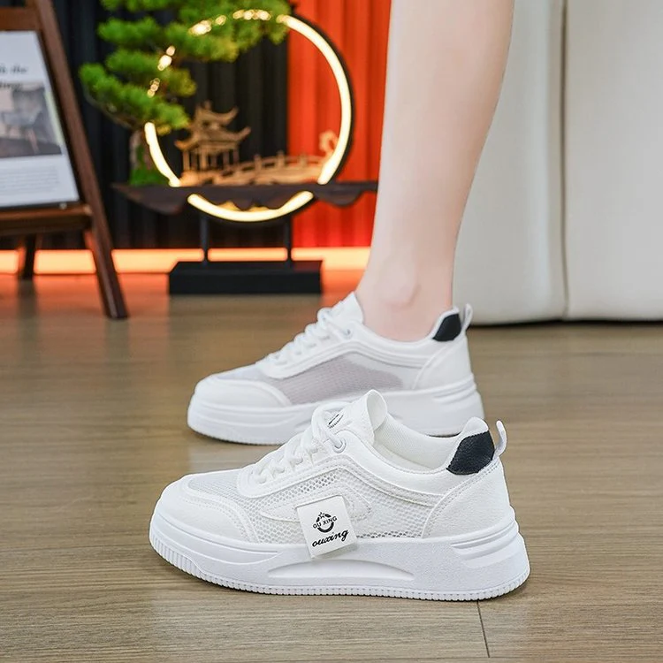 Damen Sneakers mit atmungsaktiver Mesh-Oberfläche und rutschfester Profilsohle Heidi Mode - Image 3