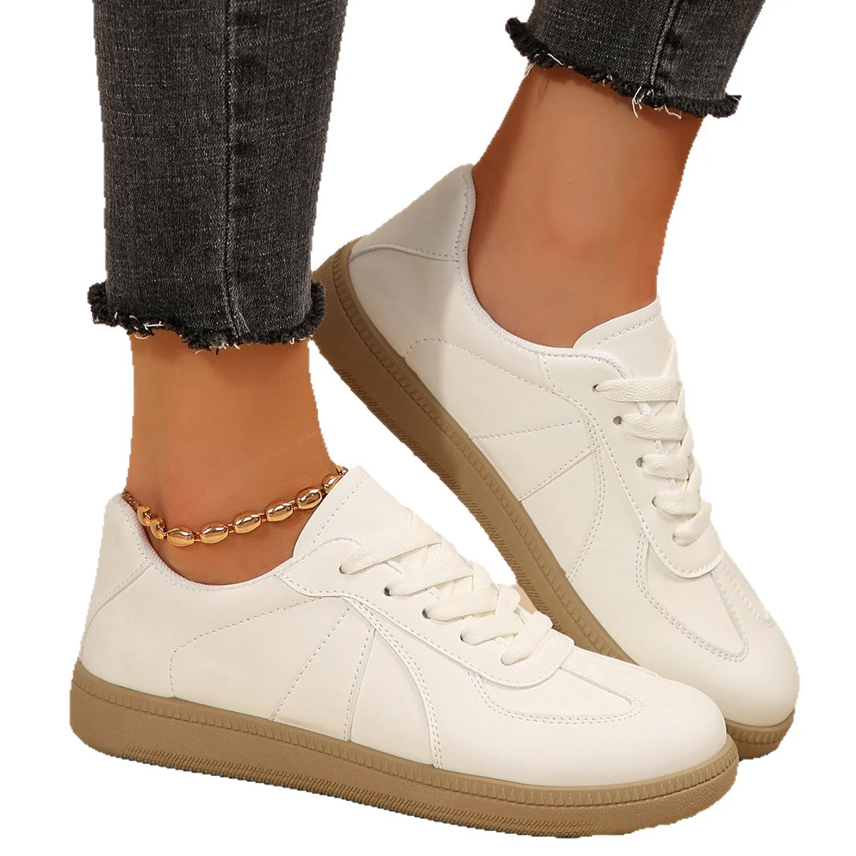 Damen Sneakers mit atmungsaktiver Oberflächenstruktur und rutschfester Sohle Heidi Mode - Image 5