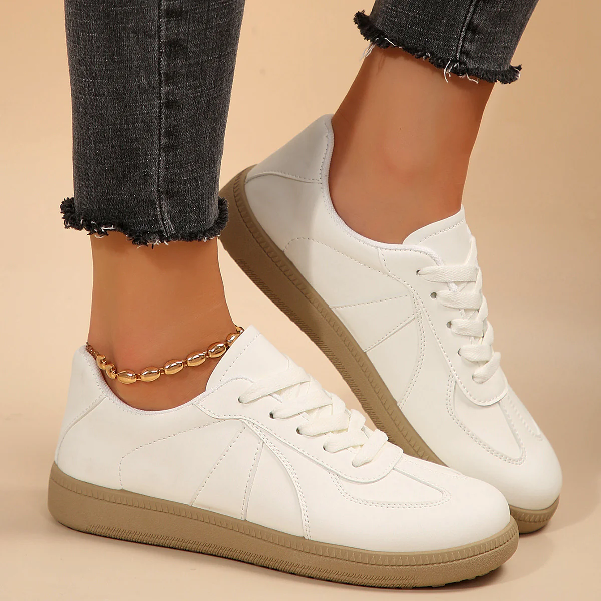 Damen Sneakers mit atmungsaktiver Oberflächenstruktur und rutschfester Sohle Heidi Mode - Image 6