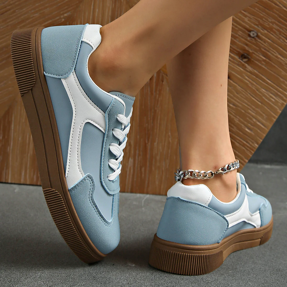 Damen Sneakers mit atmungsaktiver und rutschfester Gummisohle Heidi Mode - Image 3