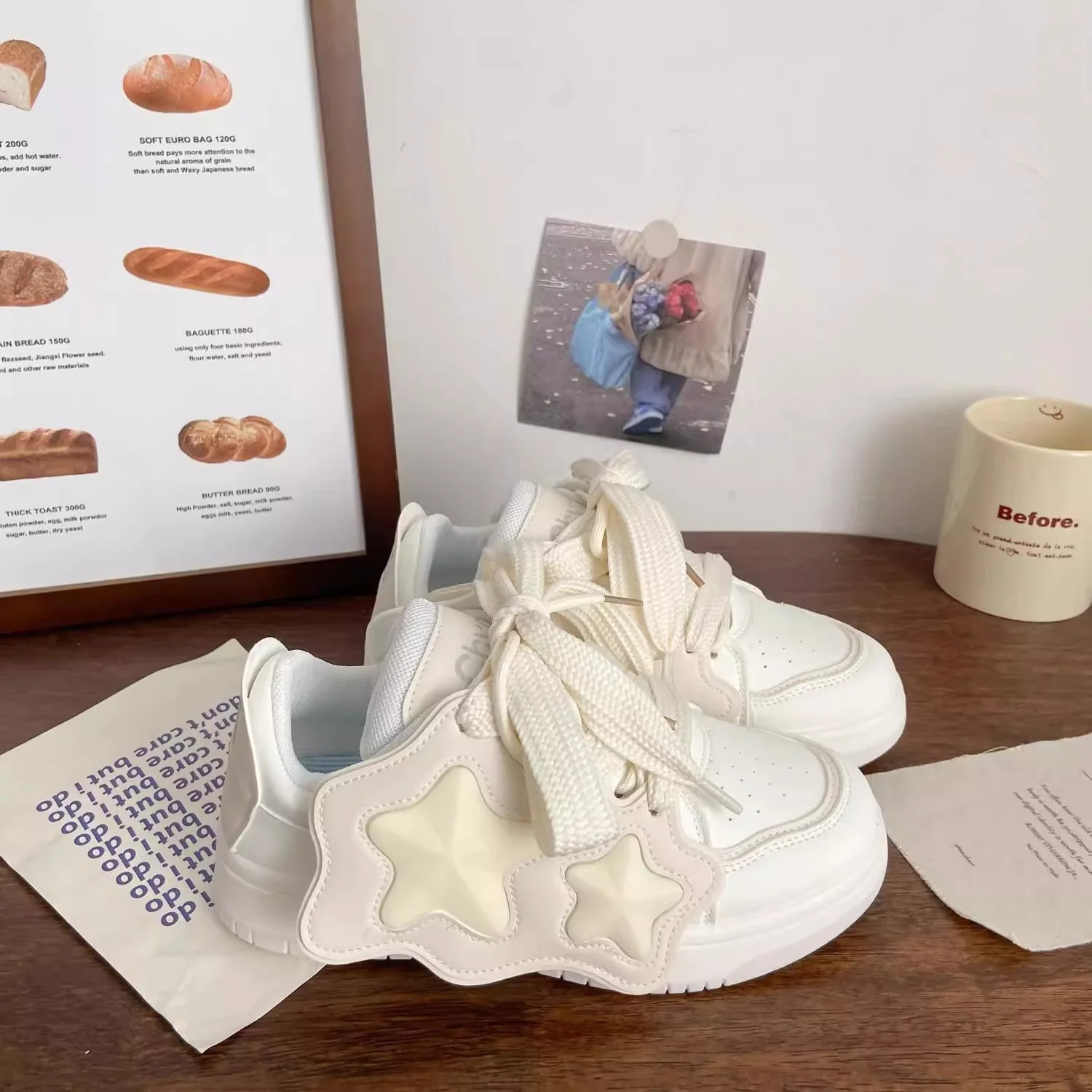 Damen Sneakers mit auffälligem Sternenmotiv und komfortabler Dämpfung Heidi Mode - Image 2
