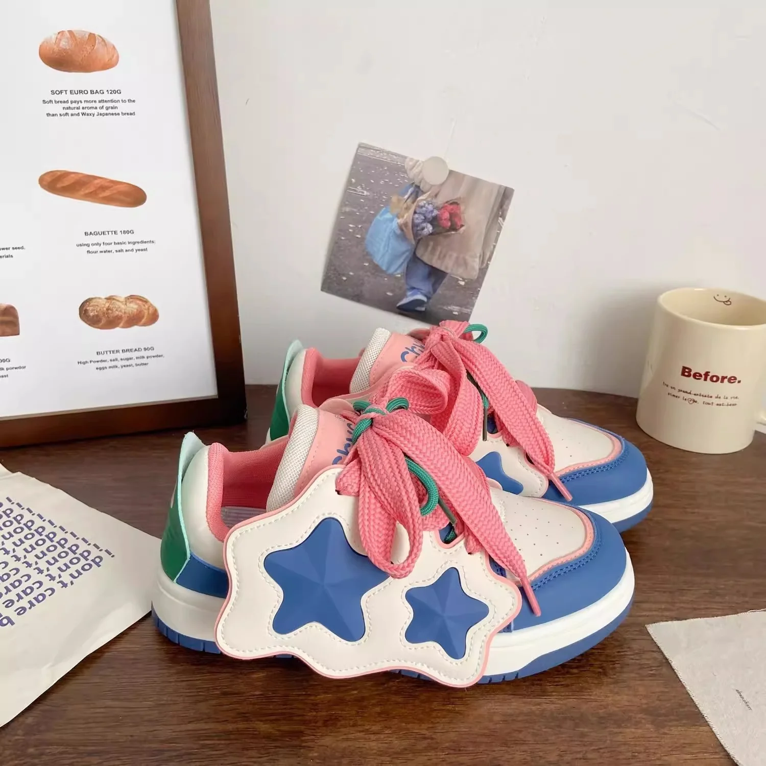 Damen Sneakers mit auffälligem Sternenmotiv und komfortabler Dämpfung Heidi Mode - Image 3