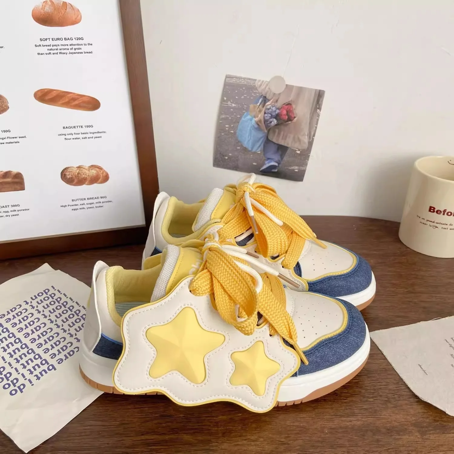 Damen Sneakers mit auffälligem Sternenmotiv und komfortabler Dämpfung Heidi Mode - Image 4
