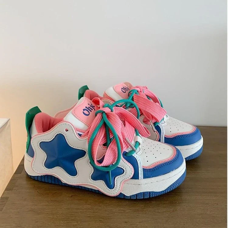 Damen Sneakers mit auffälligem Sternenmotiv und komfortabler Dämpfung Heidi Mode - Image 7