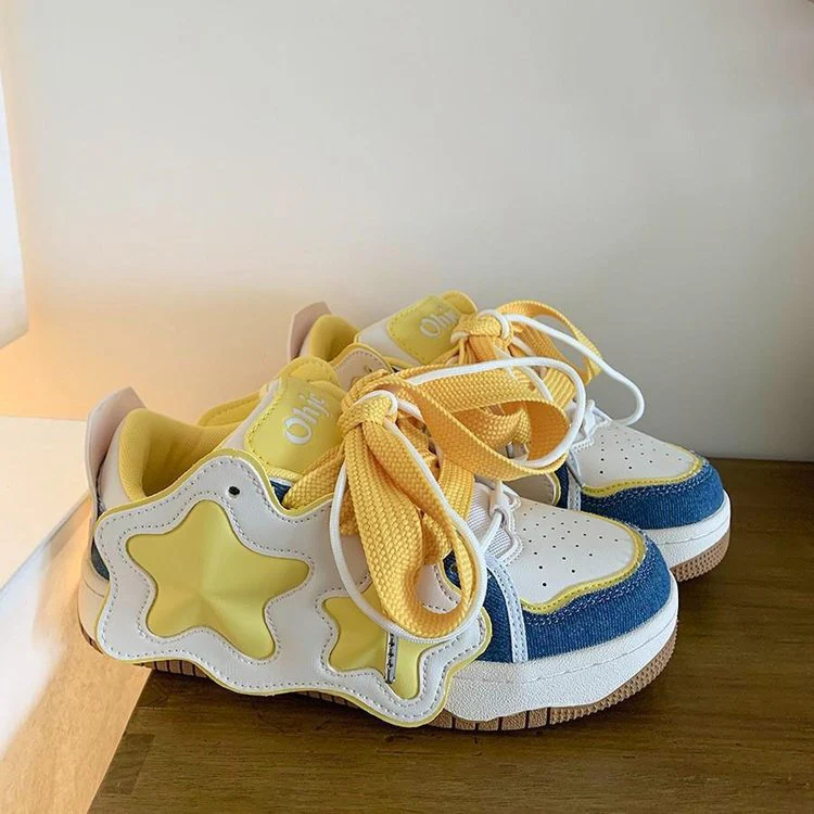 Damen Sneakers mit auffälligem Sternenmotiv und komfortabler Dämpfung Heidi Mode - Image 8
