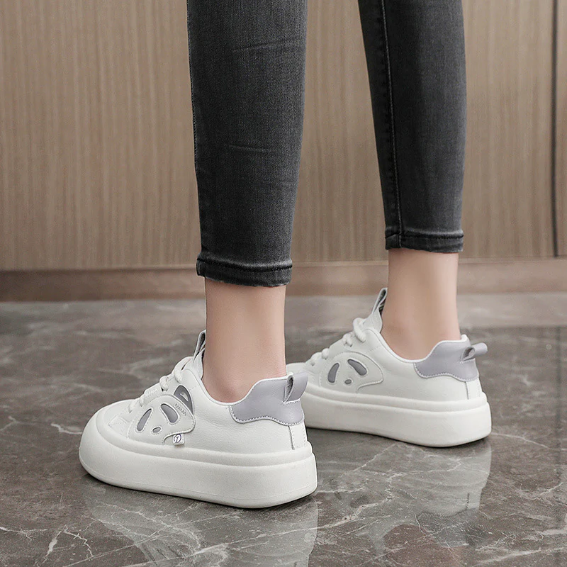 Damen Sneakers mit ausgefallenem Design und dämpfender Sohle Heidi Mode - Image 4