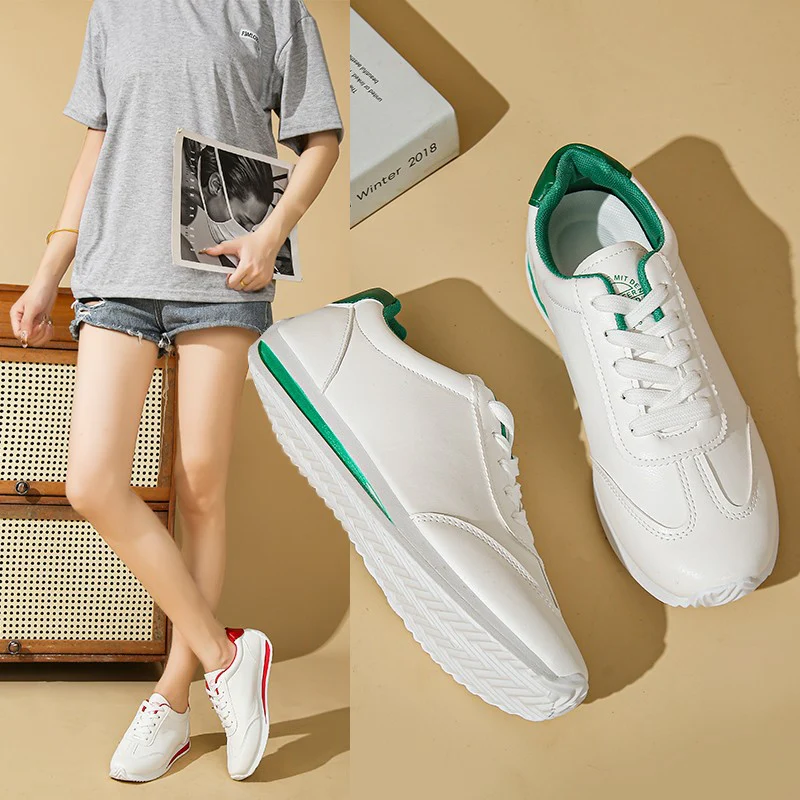 Damen Sneakers mit bequemem Kunstleder-Obermaterial und sportlichem Design Heidi Mode - Image 4