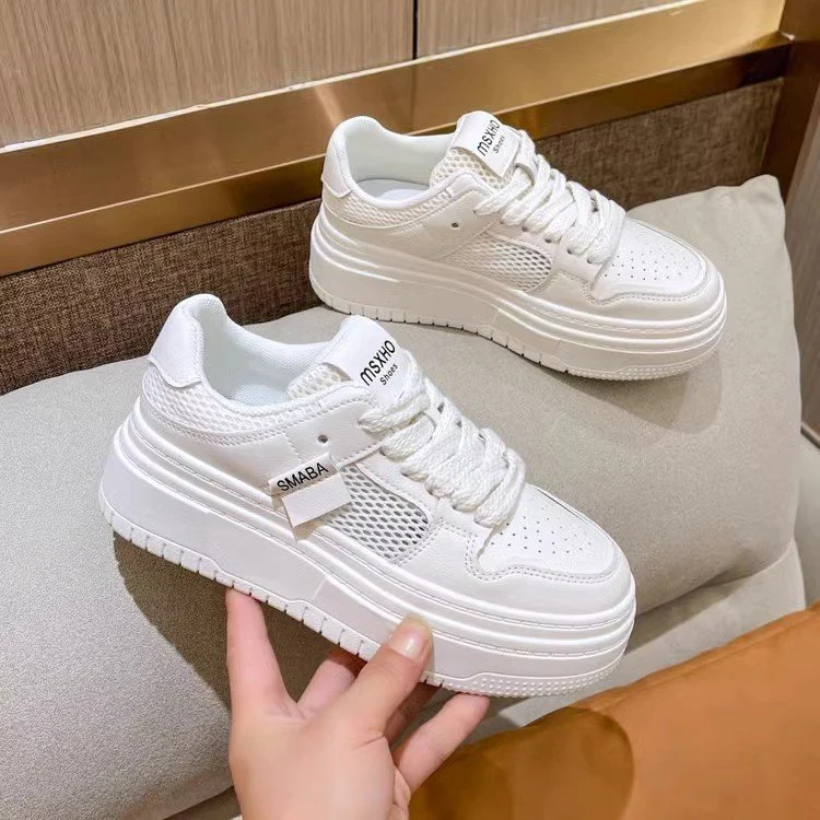Damen Sneakers mit dämpfendem Plateau und atmungsaktivem Obermaterial Heidi Mode - Image 4
