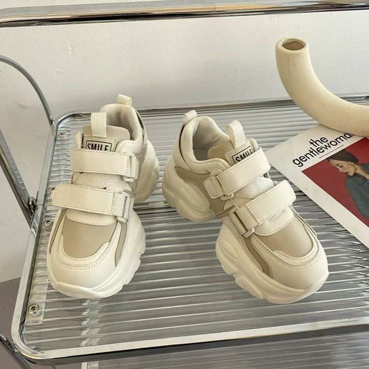 Damen Sneakers mit dämpfenden Klettverschlüssen und atmungsaktiver Obermaterialstruktur Heidi Mode - Image 3