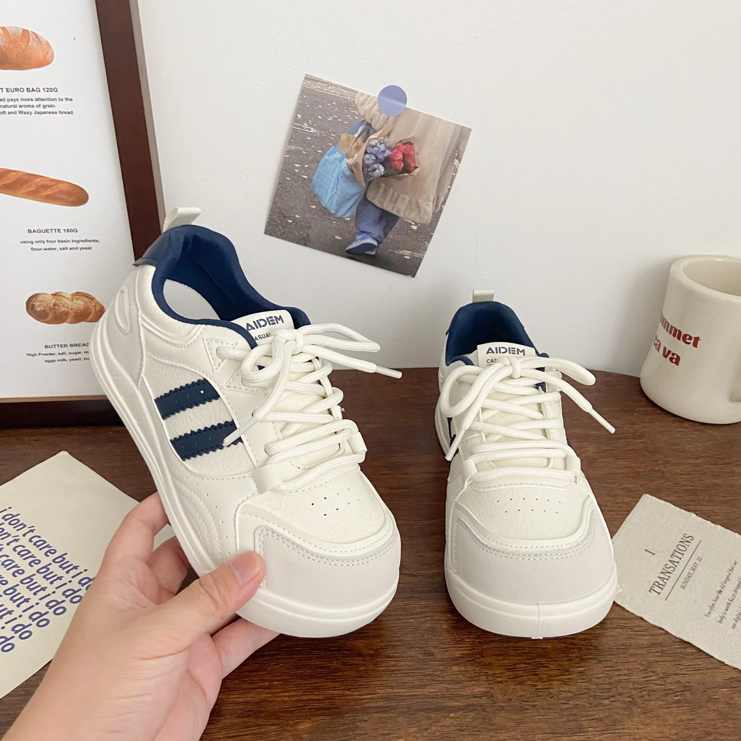 Damen Sneakers mit dämpfender Sohle und atmungsaktivem Obermaterial Heidi Mode - Image 4