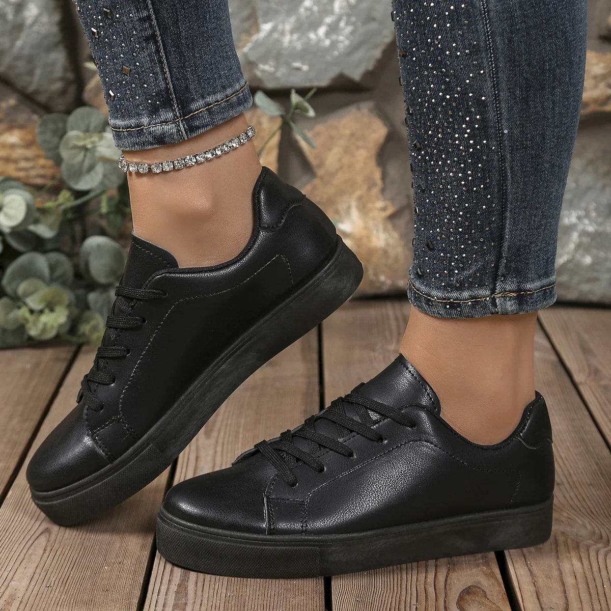 Damen Sneakers mit dämpfender Sohle und klassischem Design Heidi Mode - Image 6