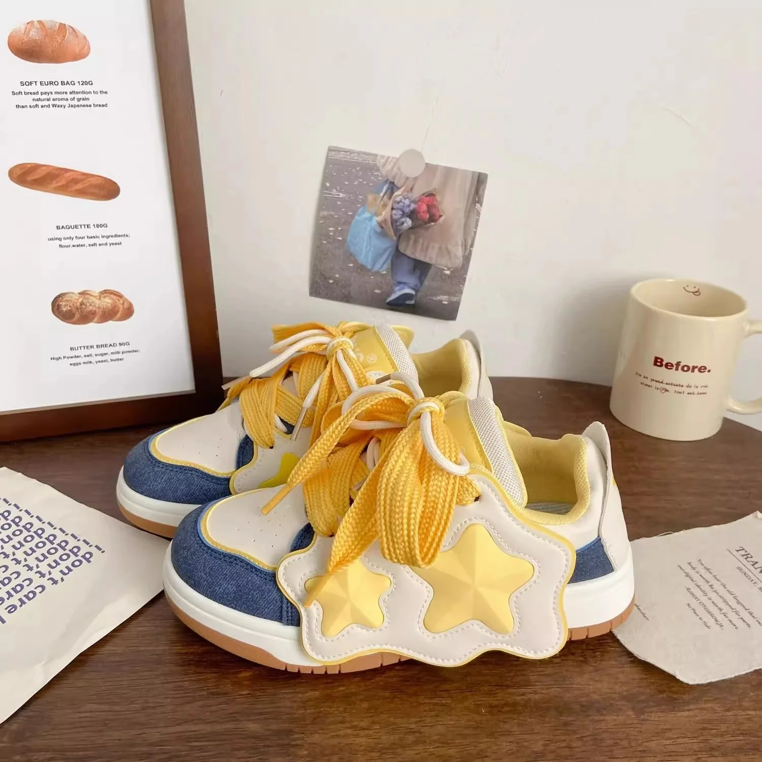 Damen Sneakers mit einzigartigem Sternen-Design und bequemer Polsterung Heidi Mode - Image 2