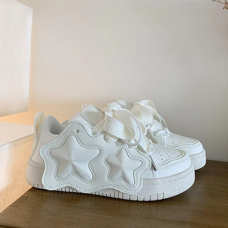 Damen Sneakers mit einzigartigem Sternen-Design und bequemer Polsterung Heidi Mode - Image 6