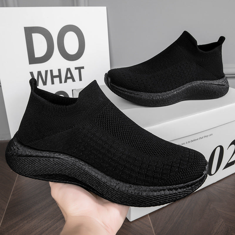 Damen Sneakers mit elastischem Strick-Obermaterial und rutschfester Sohle Heidi Mode - Image 3
