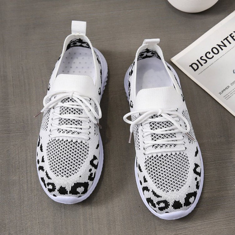 Damen Sneakers mit ergonomischem Mesh-Obermaterial und trendigem Tierprint Heidi Mode - Image 3