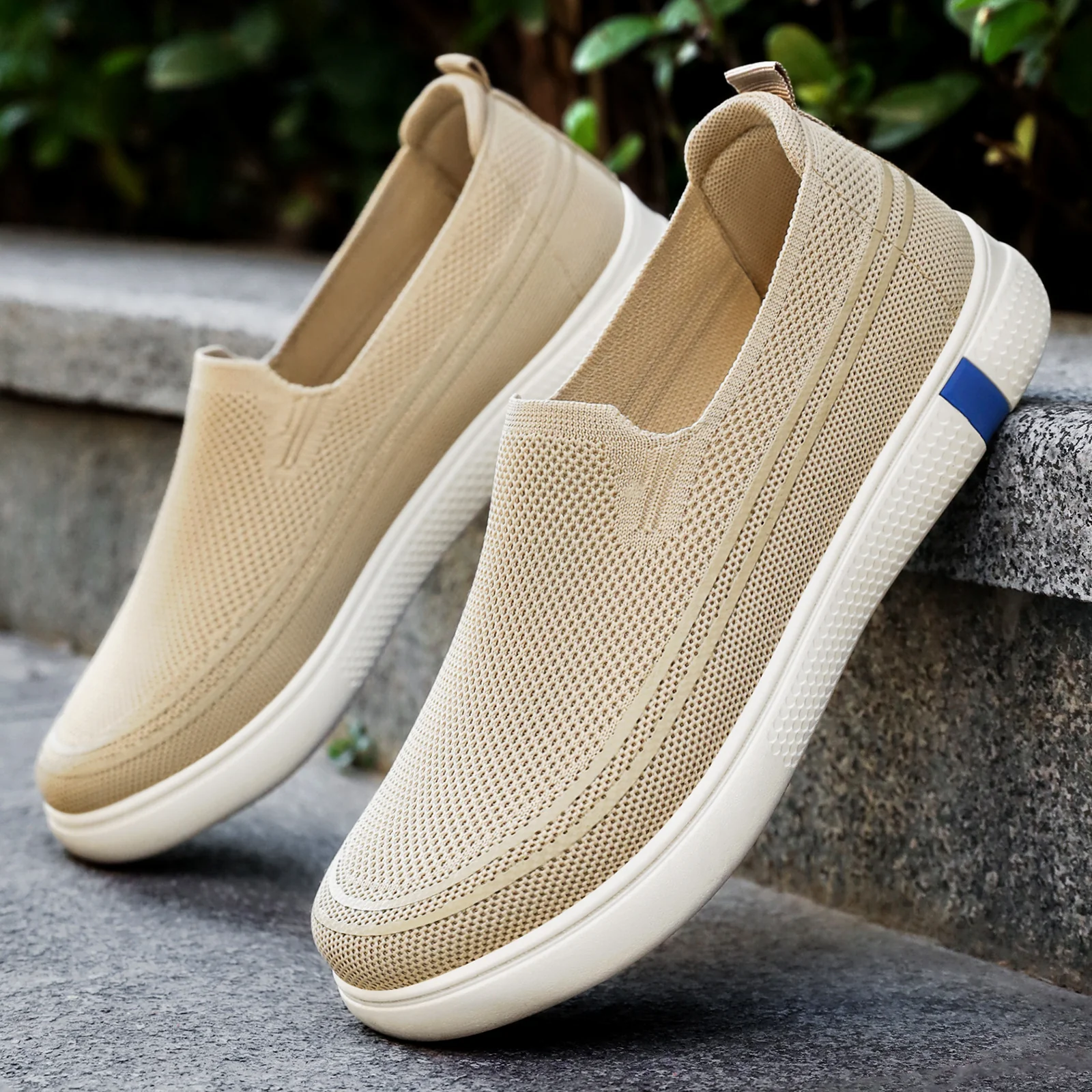 Damen Sneakers mit flexiblem Strickoberteil und rutschfester Sohle Heidi Mode - Image 2