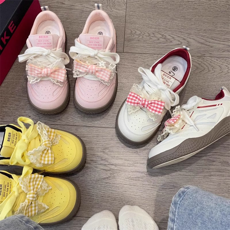 Damen Sneakers mit floralem Design und bequemem Dämpfungssystem Heidi Mode - Image 4