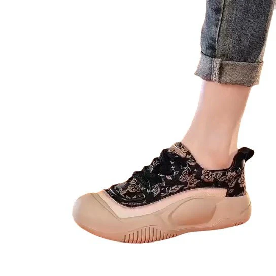 Damen Sneakers mit floralem Muster und rutschfester Sohle Heidi Mode - Image 5