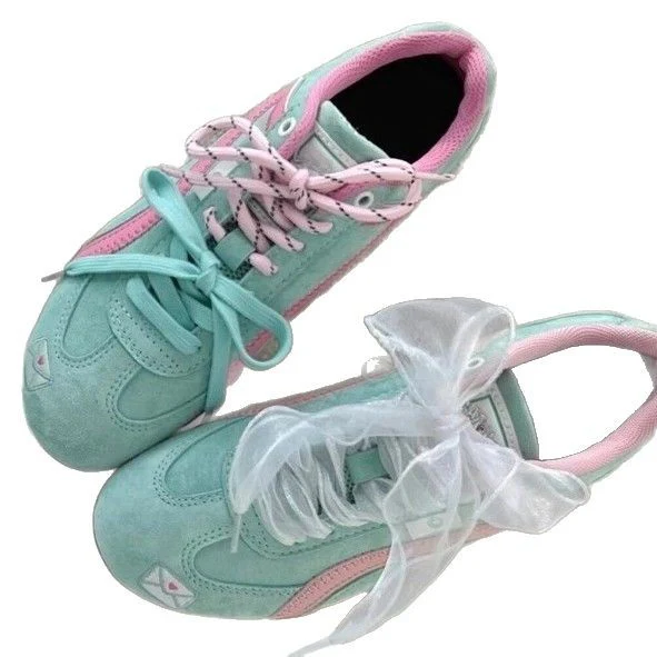 Damen Sneakers mit fröhlichem Apfelmotiv und textiler Oberflächenstruktur Heidi Mode - Image 5