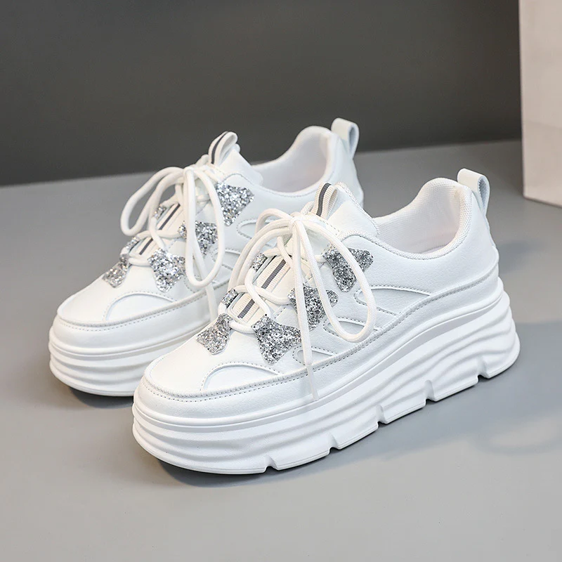 Damen Sneakers mit glitzernden Applikationen Heidi Mode - Image 2